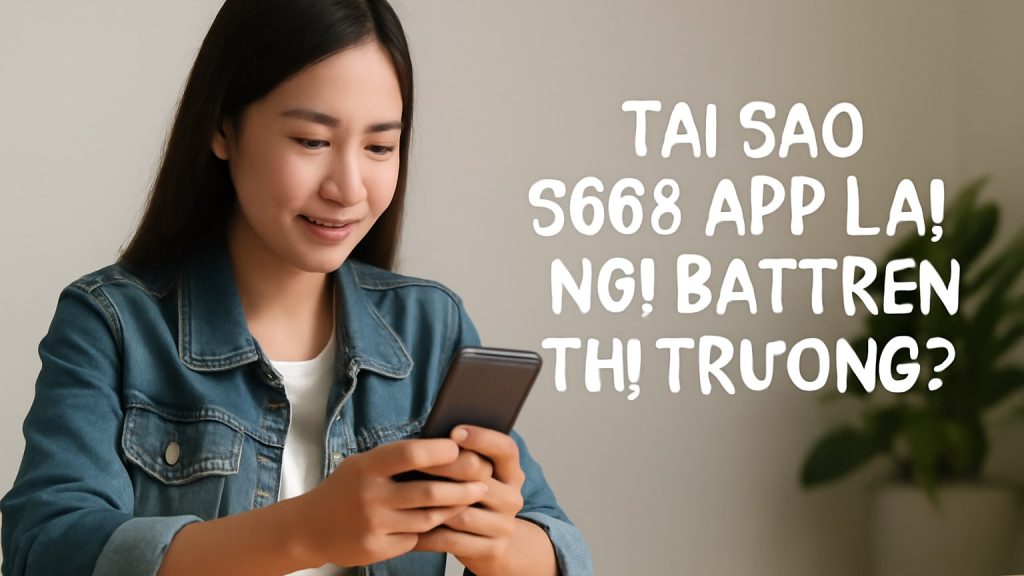 Minh họa: Tại Sao S666 App Lại Nổi Bật Trên Thị Trường?