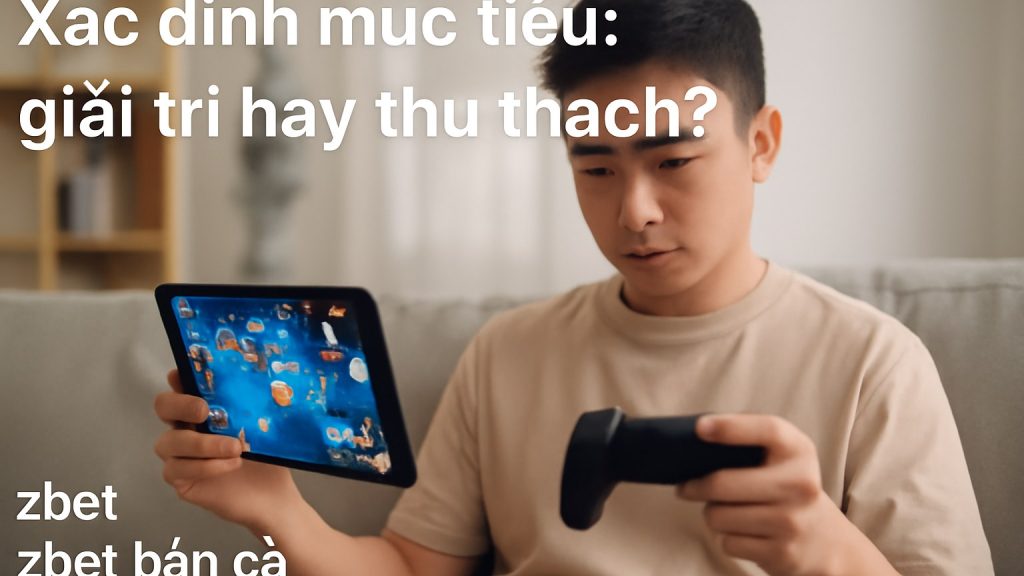 Xác định mục tiêu: giải trí hay thử thách? Minh họa: Xác định mục tiêu: giải trí hay thử thách?